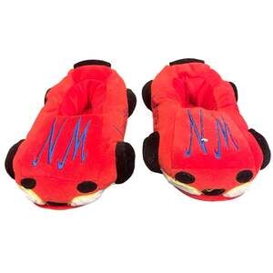 Vintage Neiman Marcus Kids Racecar Slippers Size 9-12